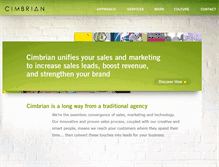 Tablet Screenshot of cimbrian.com